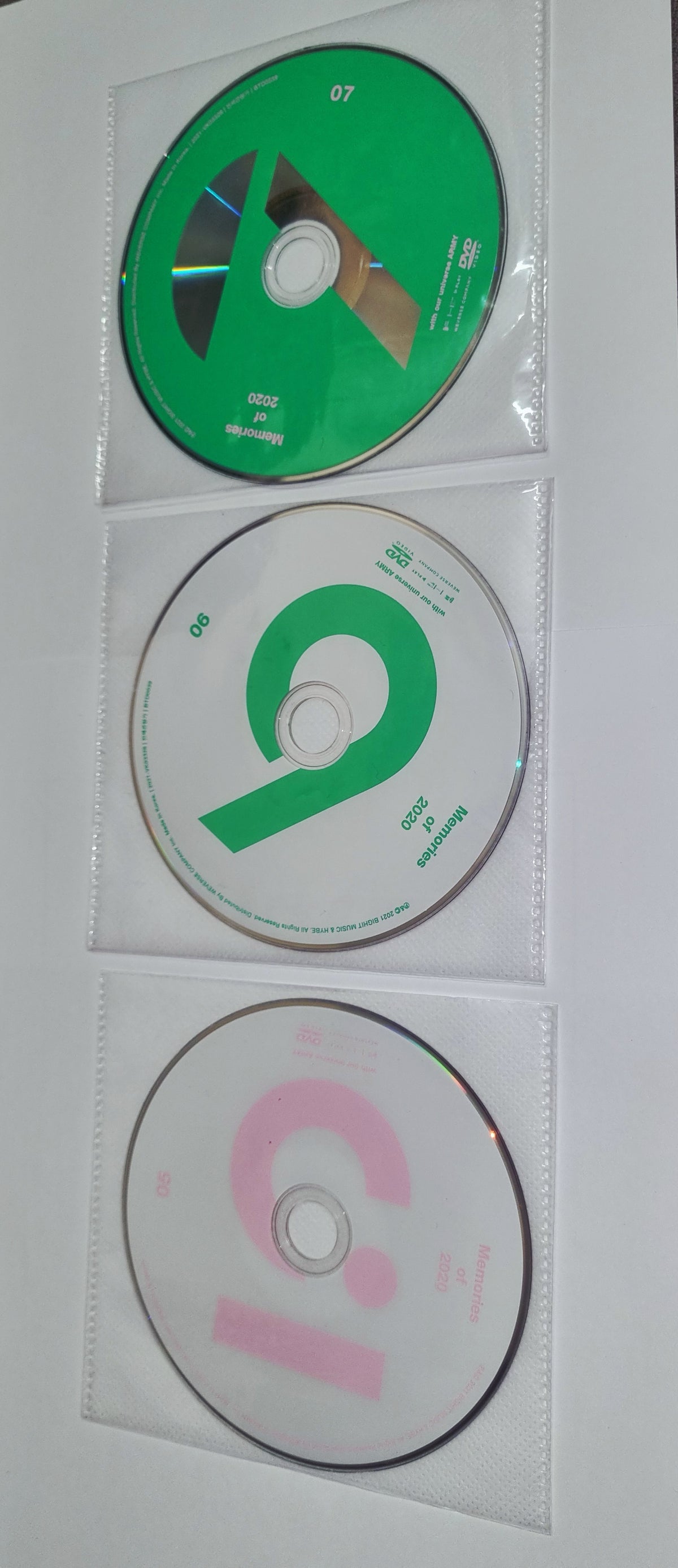 BTS Memories of 2020 DVD Set