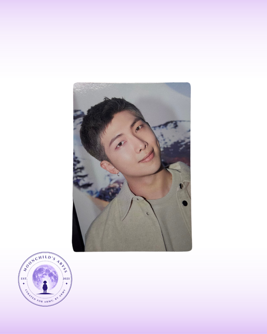 BTS 2021 Holiday Collection Little Wishes RM Selfie Photocard