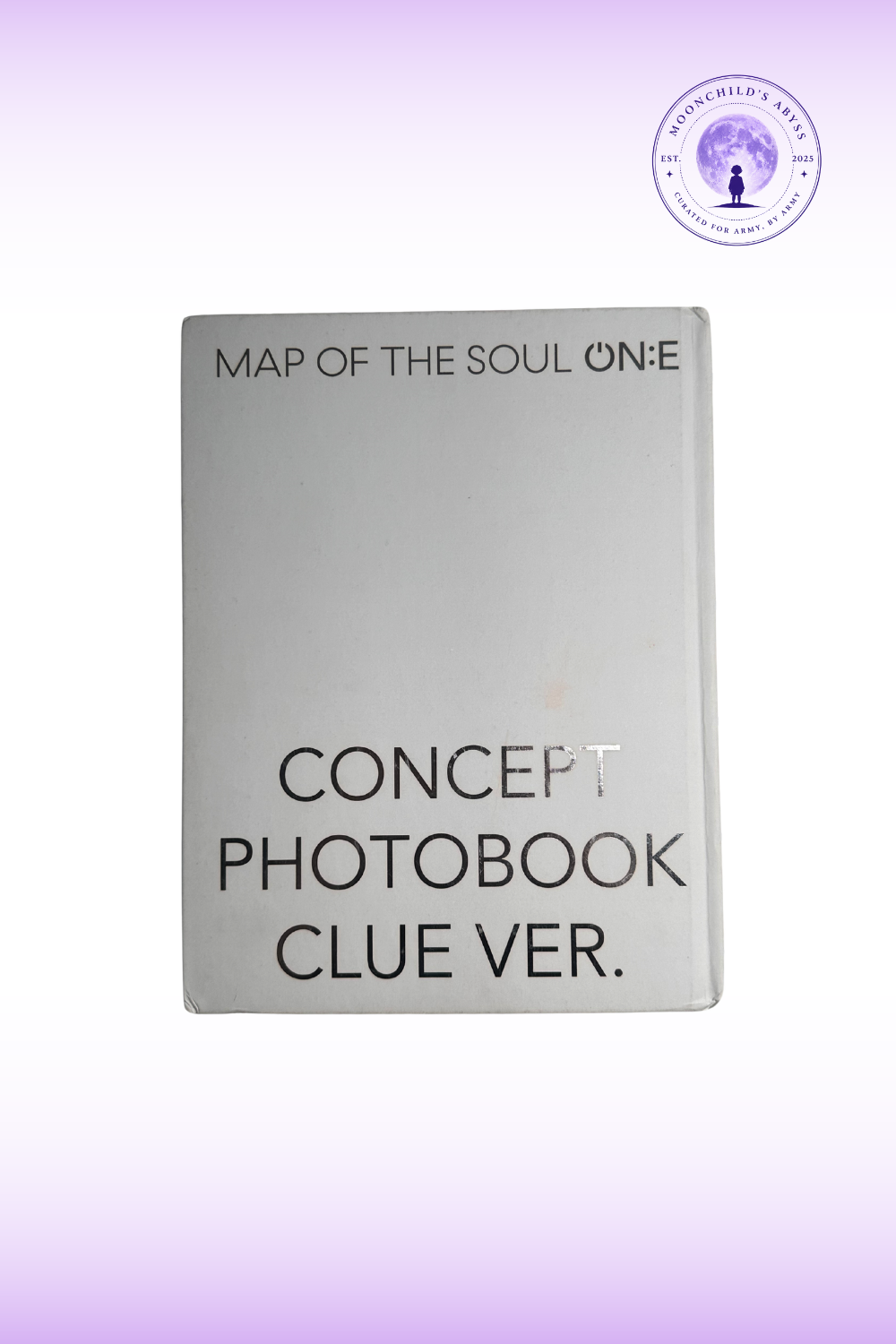 BTS MAP OF THE SOUL ON:E CONCEPT PHOTOBOOK, VERSI CLUE
