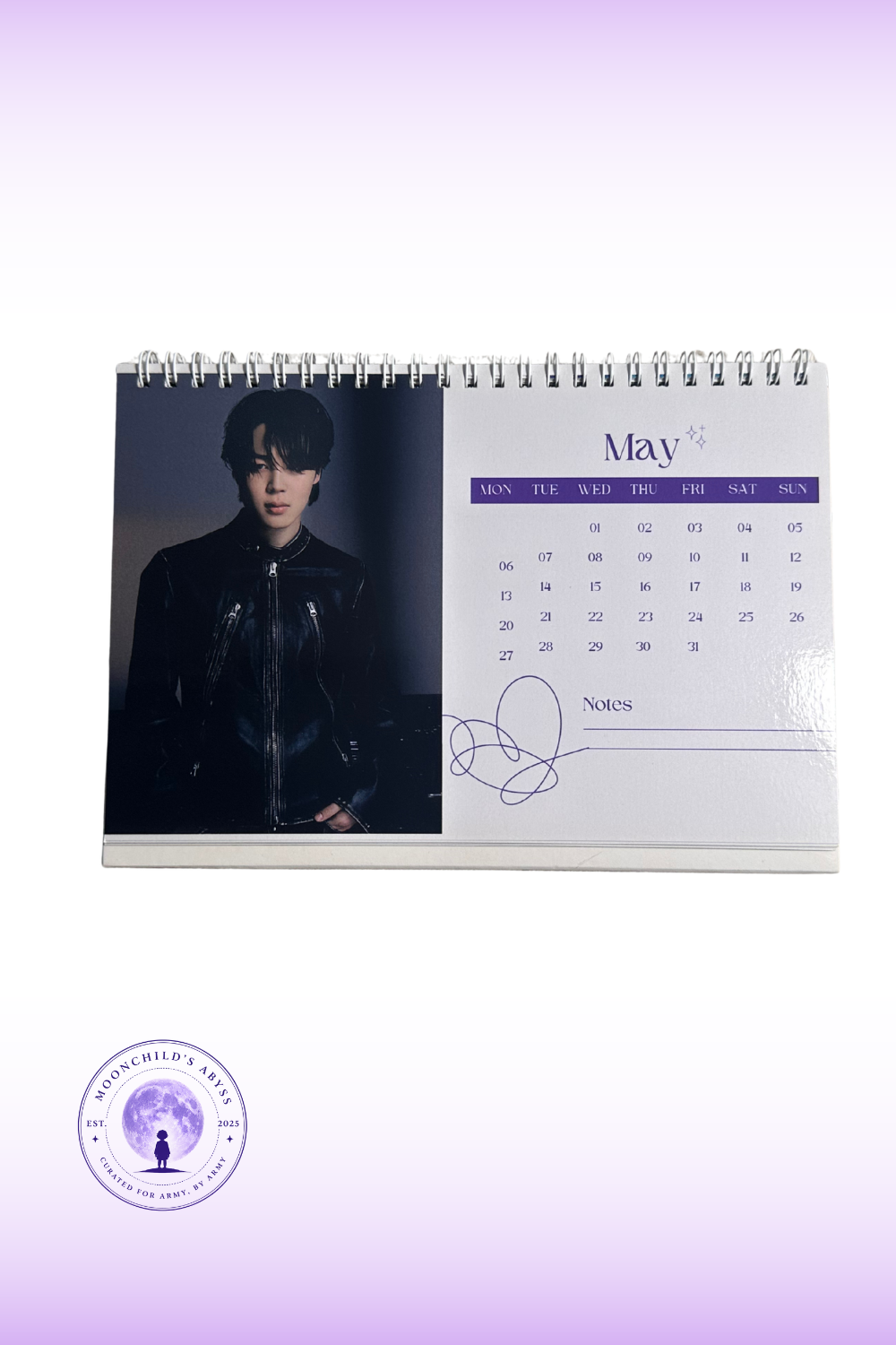 Kalender Meja Fan-Made Era Solo BTS FESTA 2024