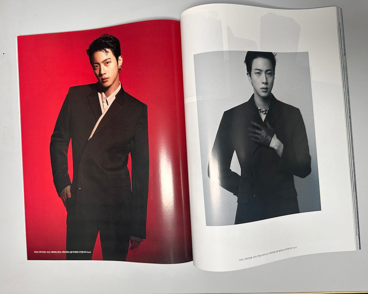 Majalah Harper’s Bazaar Korea Edisi September 2024 | Jin Sampul 1, Sampul 2, Sampul 3 | Bekas
