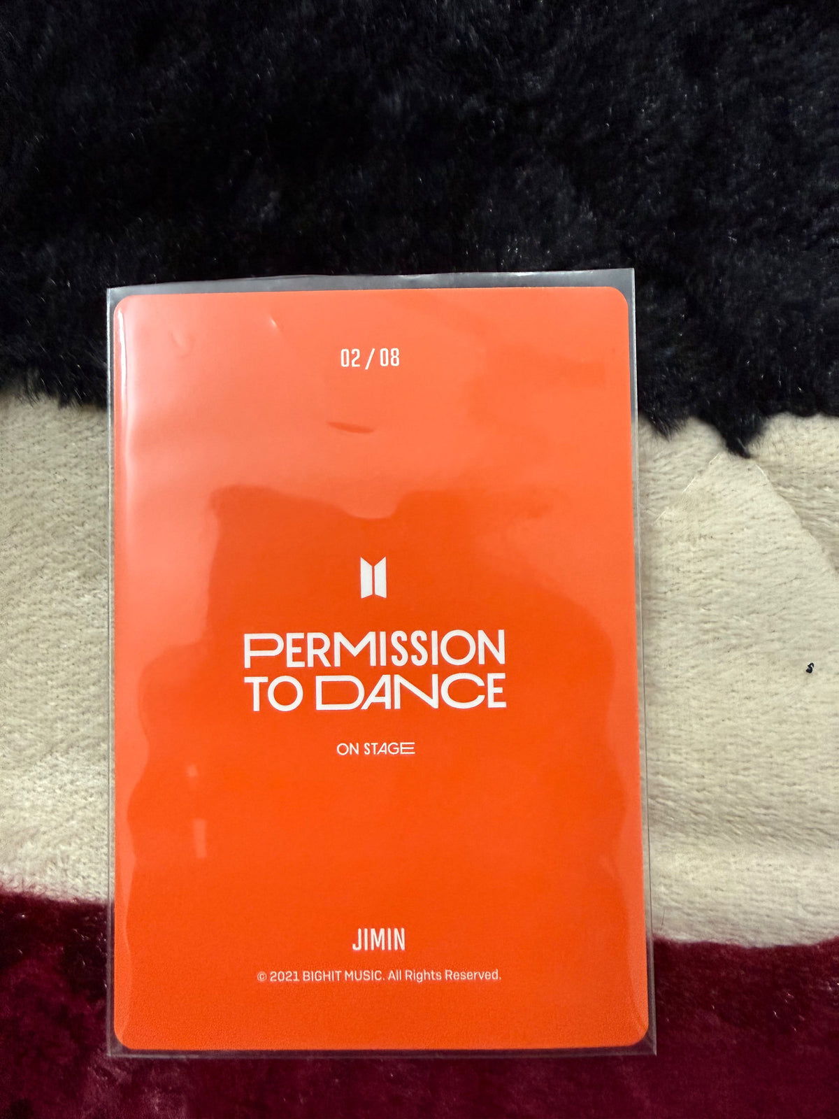 BTS Jimin Permission to Dance On Stage Photocard