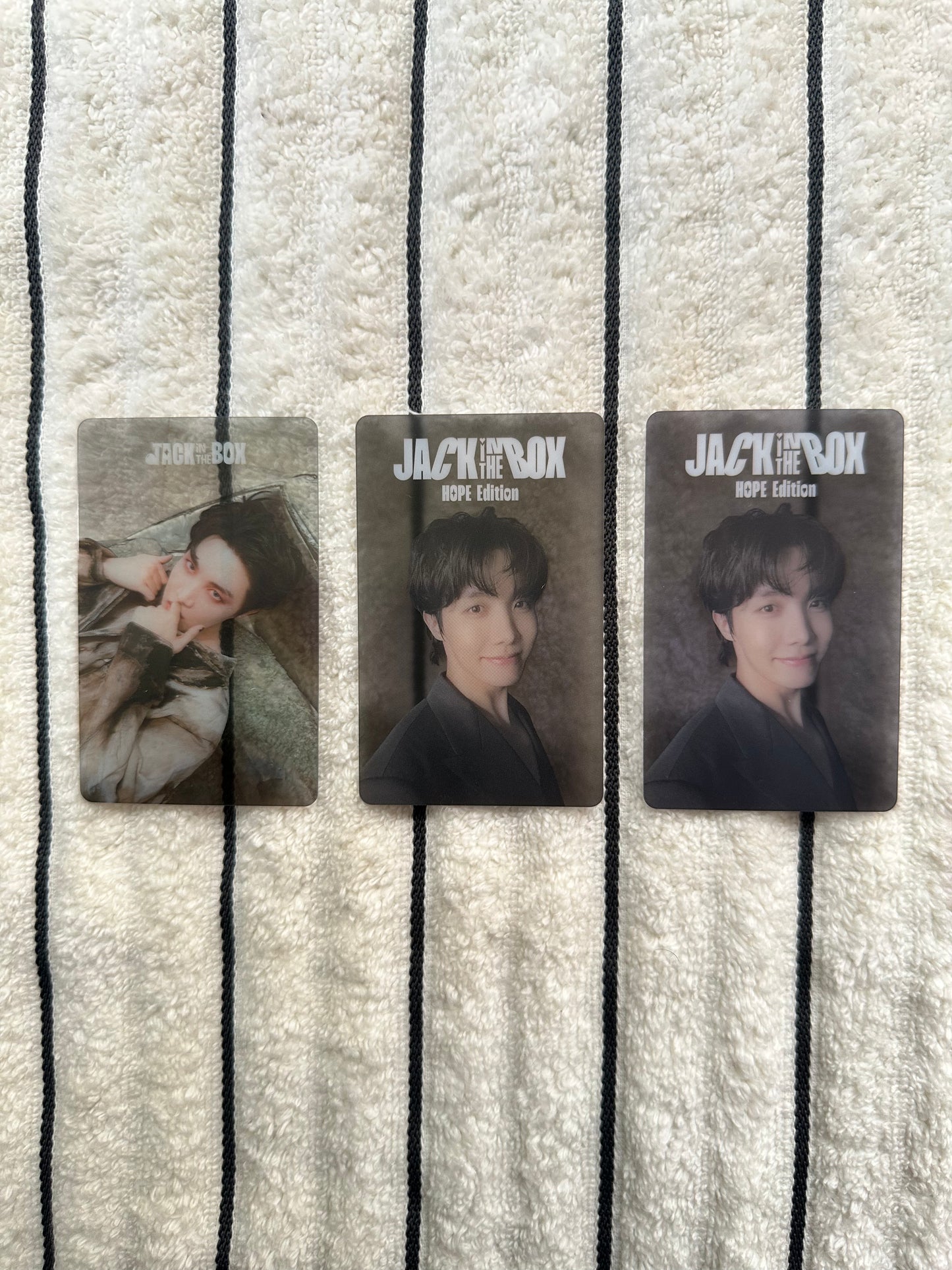 BTS J-Hope JITB Transparent Photocard | WVG POB Transparent o Early Bird PVC | Pre-Owned