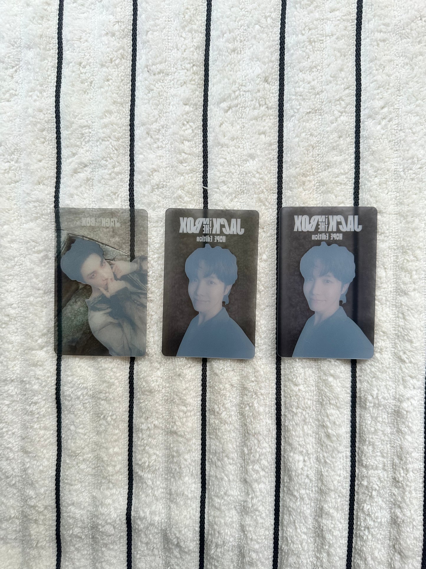 BTS J-Hope JITB Transparent Photocard | WVG POB Transparent o Early Bird PVC | Pre-Owned