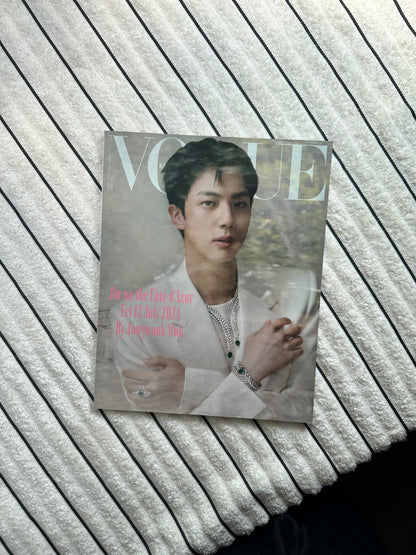 Vogue Korea Edisi Spesial Oktober 2024 menampilkan Jin BTS | Sampul A, B & C | Bekas