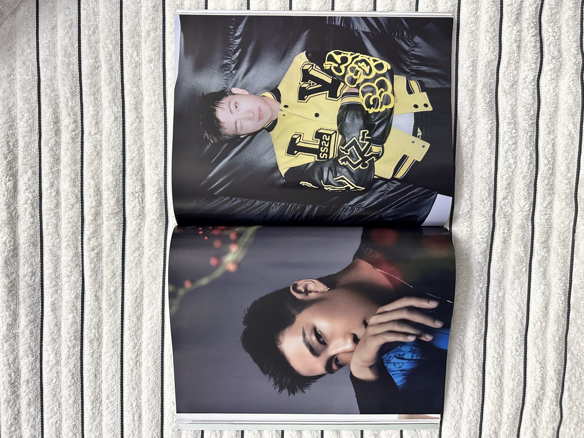 Majalah Vogue Korea Edisi Januari 2022 menampilkan BTS (Grup Lengkap) | Sampul C | Bekas