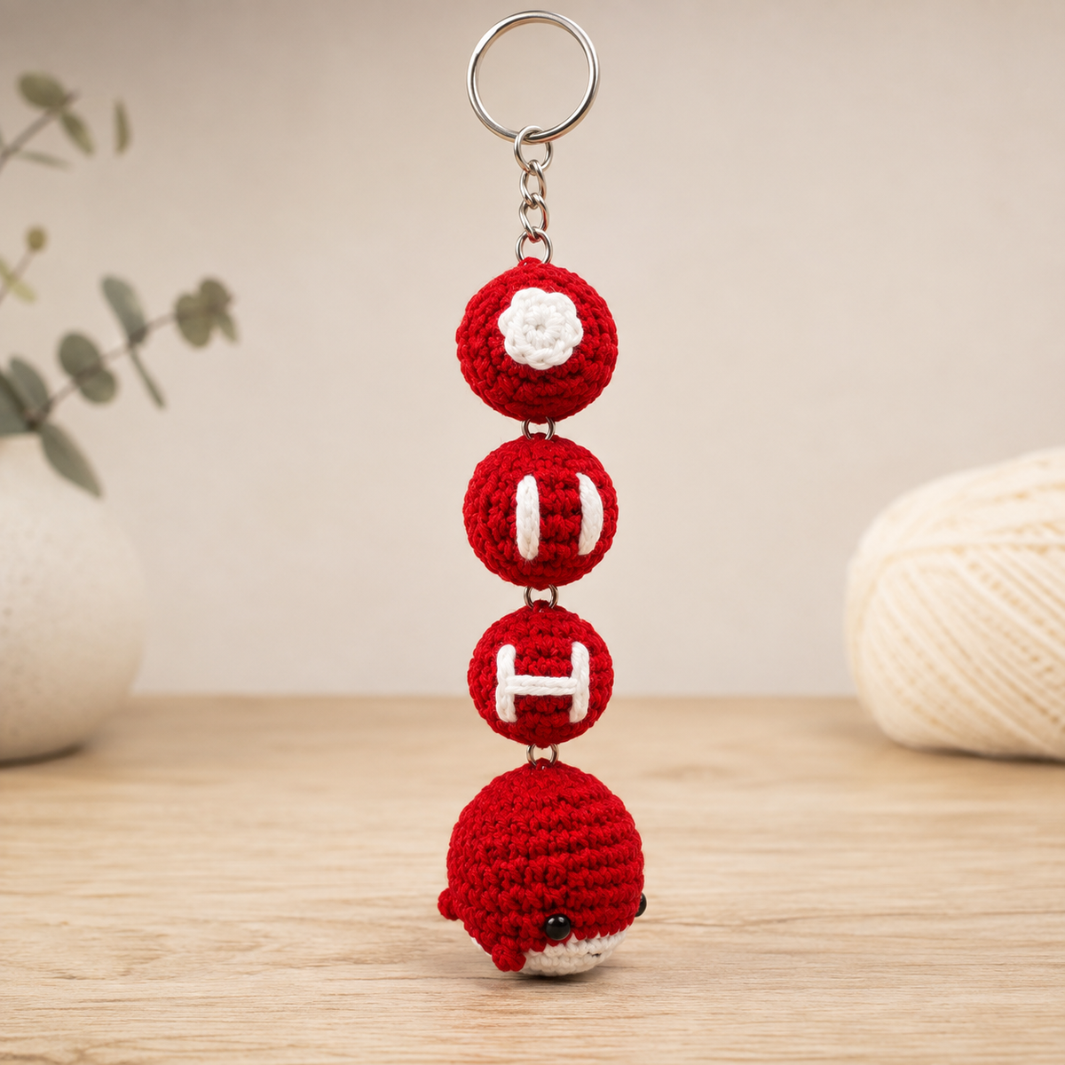 Handmade Crocheted Arirang Keychain (Fan-Made)