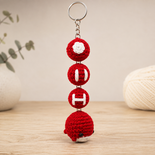 Handmade Crocheted Arirang Keychain (Fan-Made)