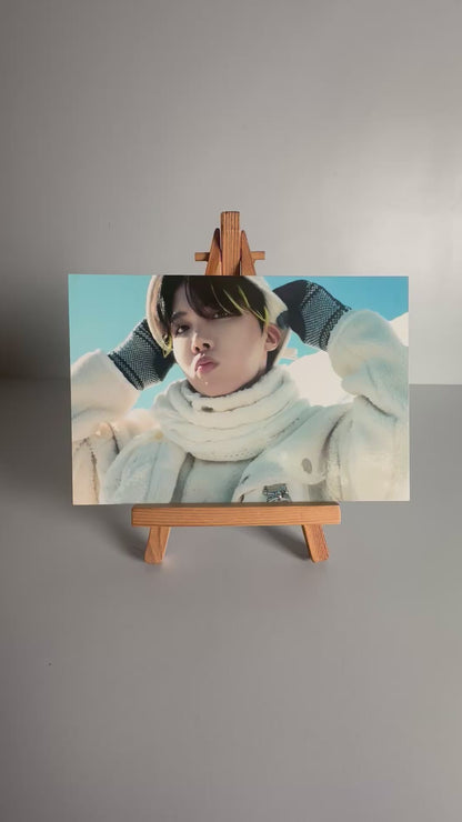 Kartu Pos BTS Winter Package 2020 | RM, Jin, J-Hope, Suga | Bekas